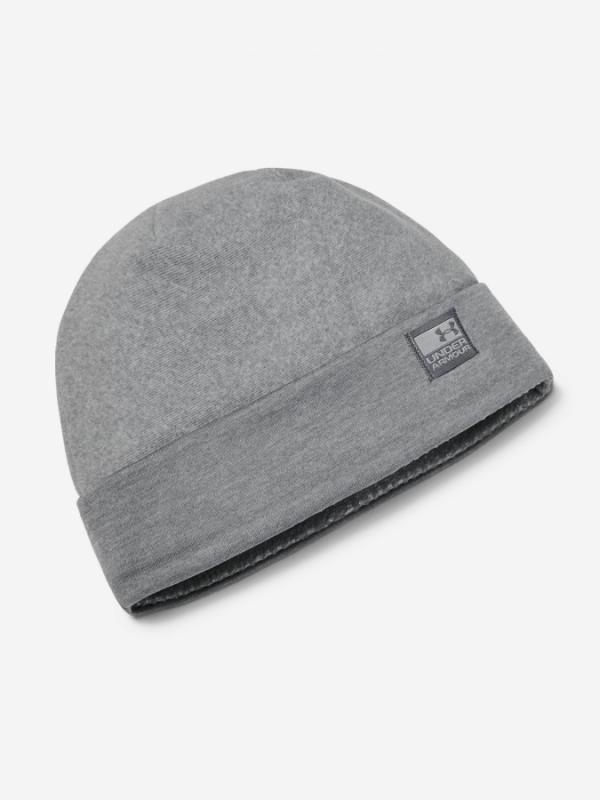 Čepice Under Armour Men\'S Cgi Fleece Beanie -Gry Šedá