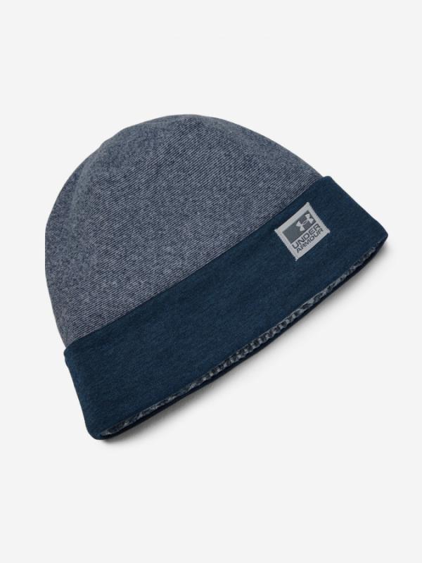 Čepice Under Armour Men\'S Cgi Fleece Beanie -Nvy Modrá