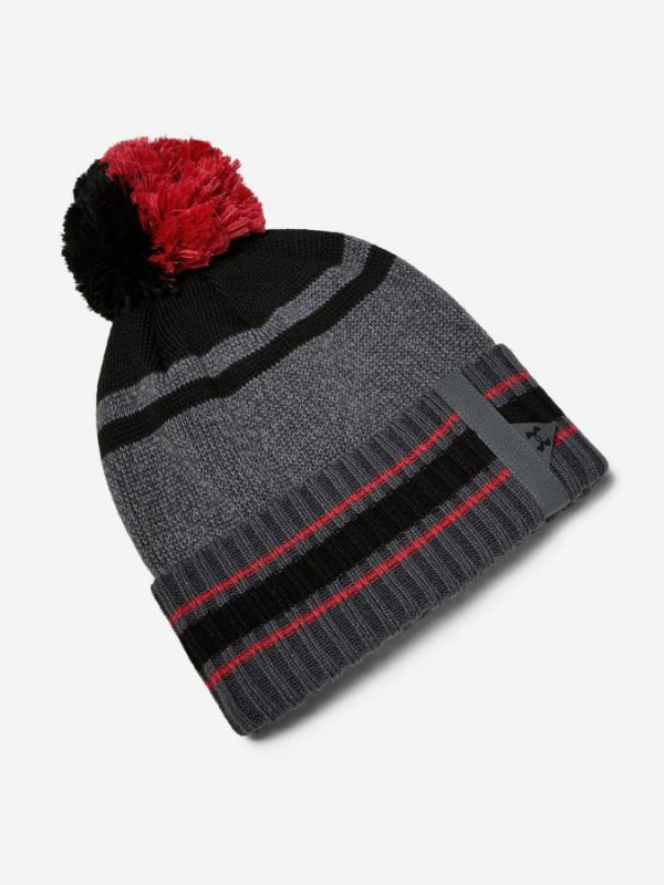 Čepice Under Armour Men\'S Pom Beanie -Gry Šedá