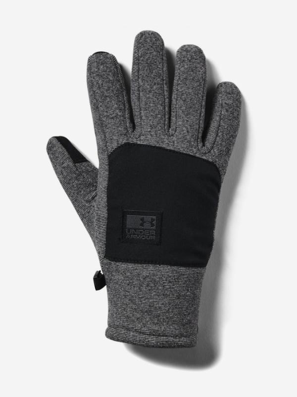 Rukavice Under Armour Men\'S Cgi Fleece Glove-Blk Šedá