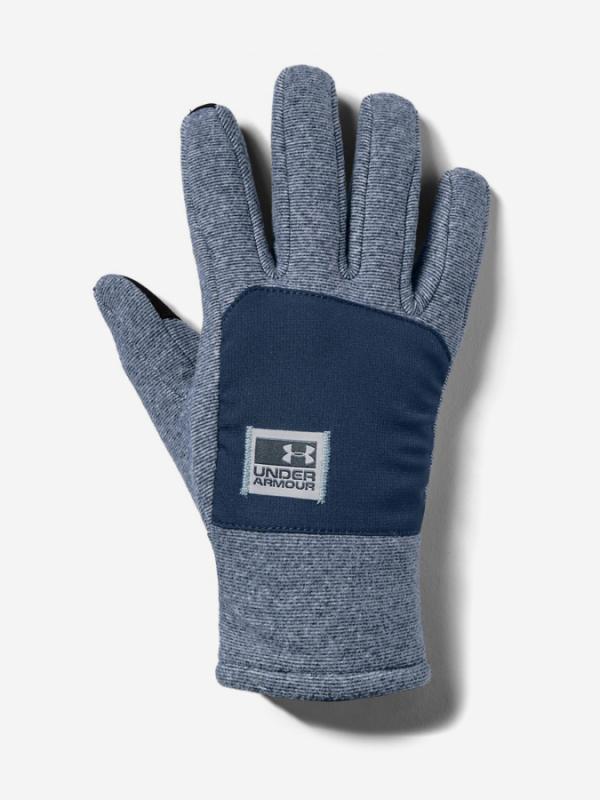 Rukavice Under Armour Men\'S Cgi Fleece Glove-Nvy Modrá