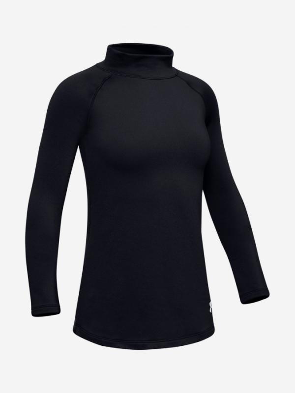 Tričko Under Armour Coldgear Ls Mock-Blk Černá