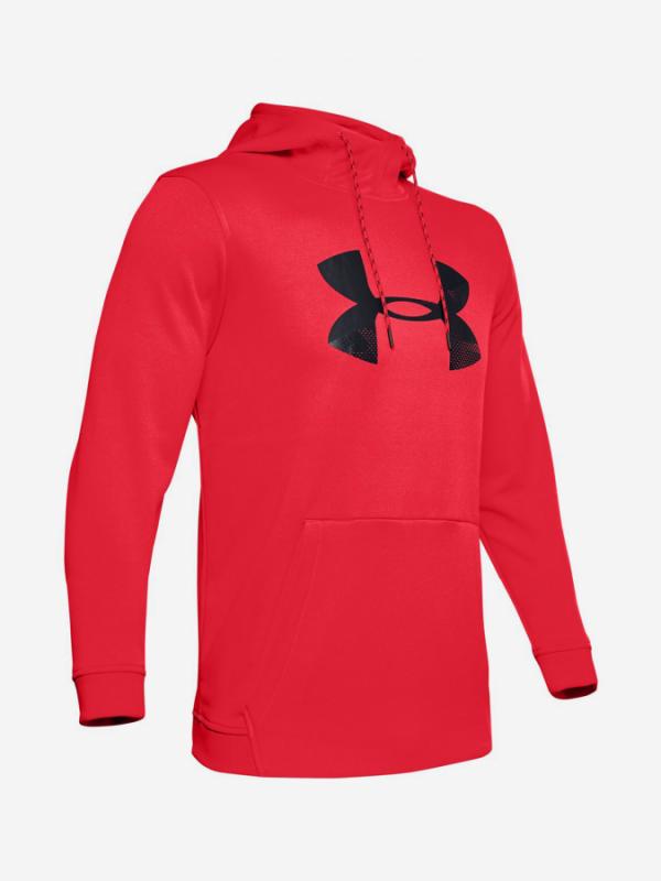 Mikina Under Armour Af Po Hoodie Big Logo Graphic-Red Červená