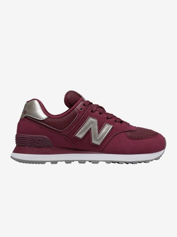 Boty New Balance WL574WNL Červená