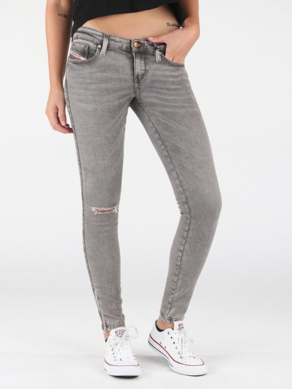 Džíny Diesel Skinzee-Low-Zip L.32 Pantaloni Barevná