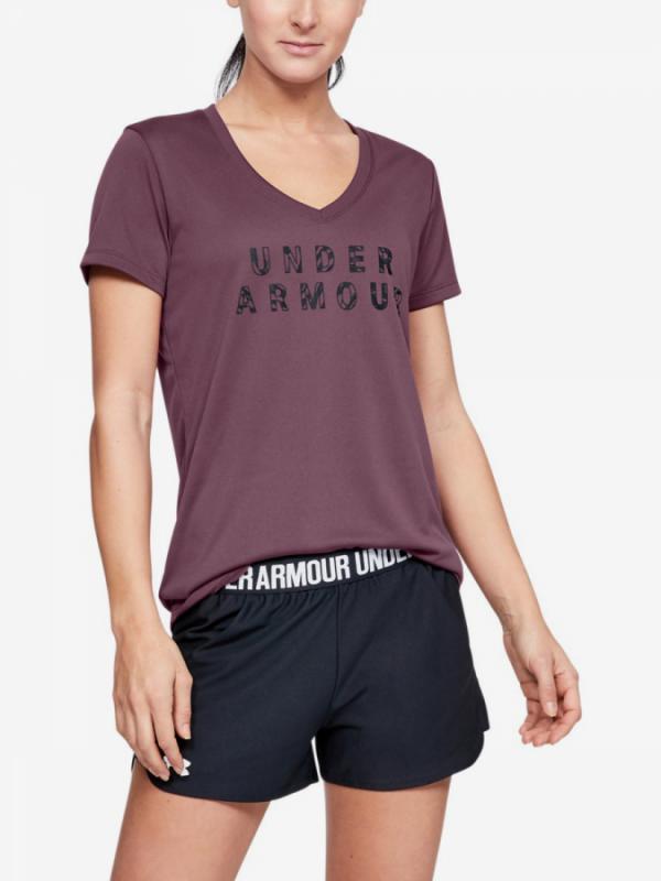 Tričko Under Armour Tech Ssv - Graphic-Ppl Růžová