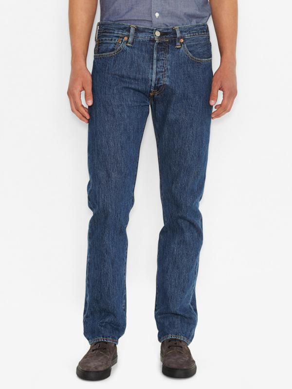 Džíny LEVI'S 501 original Fit Stonewas Modrá