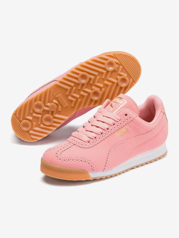 Boty Puma Roma Brogue Wn S Růžová