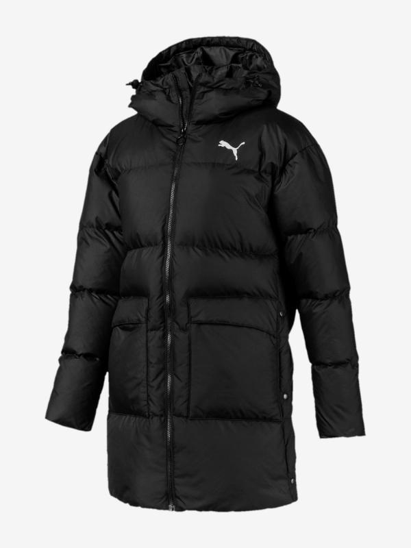 Bunda Puma 450 Long Hooded Down Coat Černá