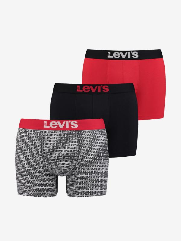 Boxerky LEVI'S Logo Giftbox 3 Pack Barevná