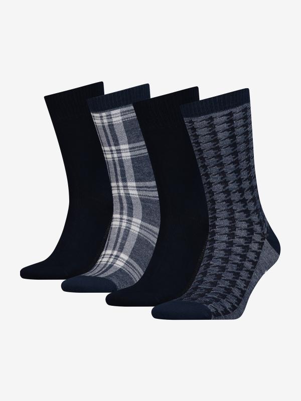 Ponožky LEVI'S Aw19 Giftbox Regular Cut 4 Pack Barevná