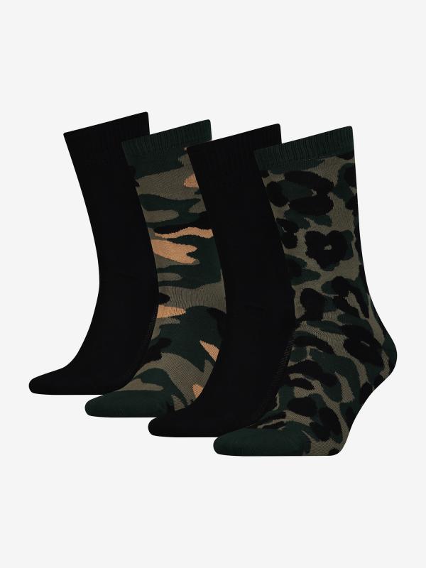 Ponožky LEVI'S Aw19 Giftbox Regular Cut 4 Pack Barevná
