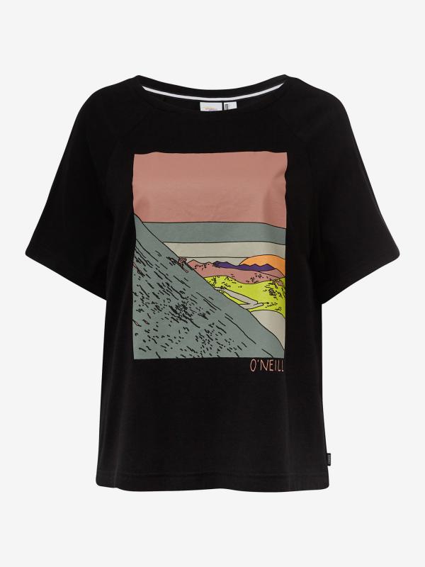 Tričko O´Neill Lw Azure T-Shirt Černá