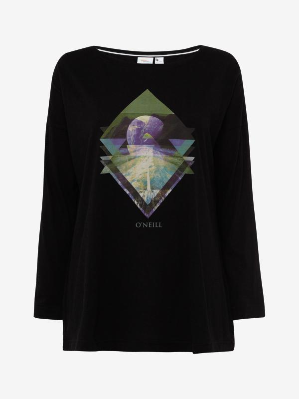 Tričko O´Neill Lw Kalani L/Slv T-Shirt Černá