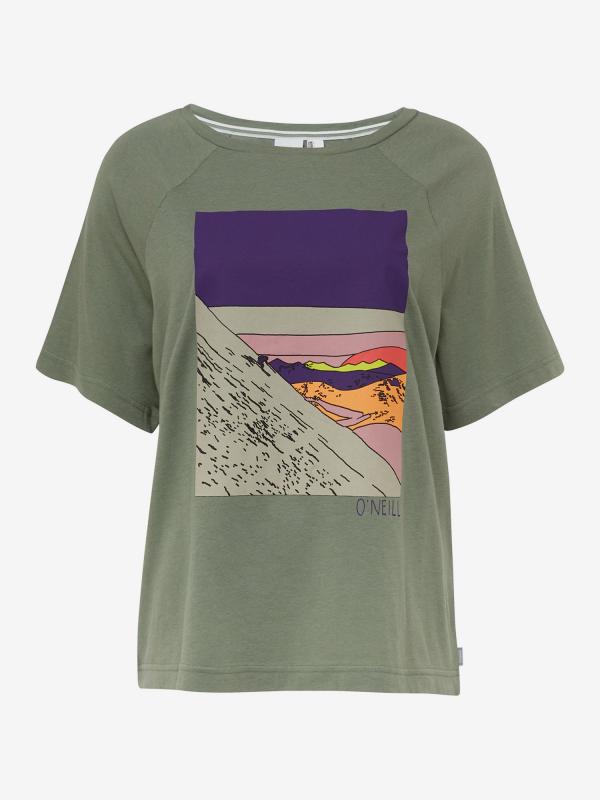 Tričko O´Neill Lw Azure T-Shirt Zelená
