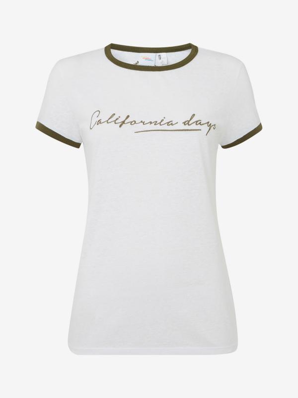 Tričko O´Neill Lw Pearl Cali T-Shirt Bílá