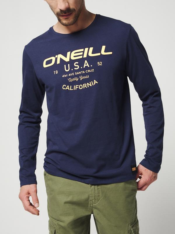 Tričko O´Neill Lm Olsen L/Slv T-Shirt Modrá