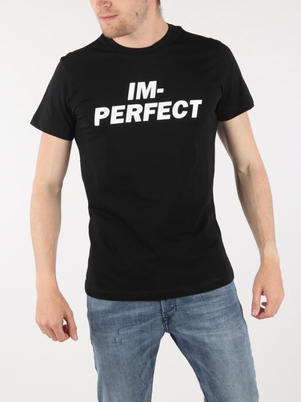 Tričko Diesel Adv-Im-Perfect Maglietta Černá