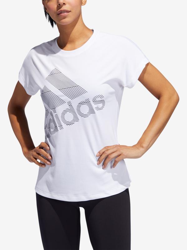 Tričko adidas Performance Ss Bos Logo Tee Bílá