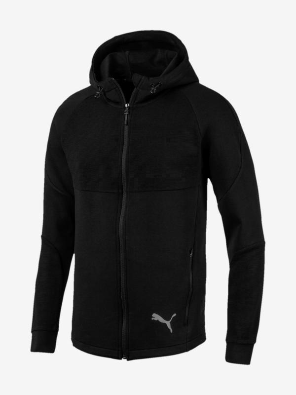Mikina Puma Evostripe Fz Hoody Černá