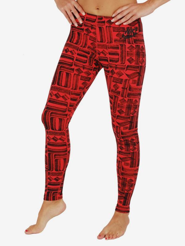 Legíny Nike W Nsw Leg-A-See Lggng Aop2 Růžová