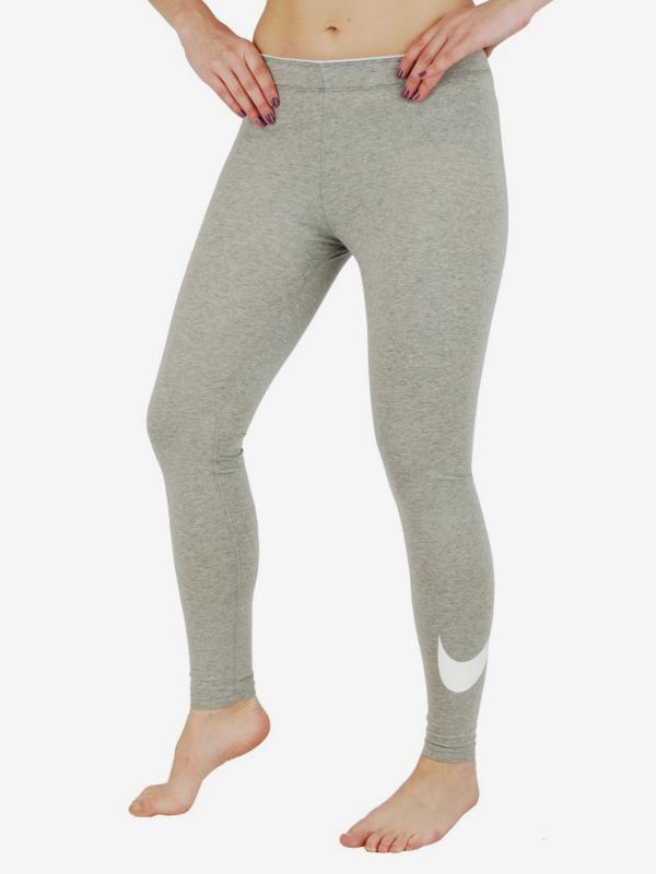 Legíny Nike Club Legging-Logo 2 Šedá