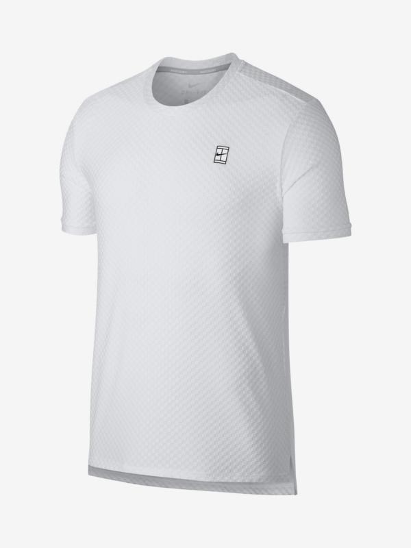 Tričko Nike M Nkct Top Ss Checkered Bl Bílá