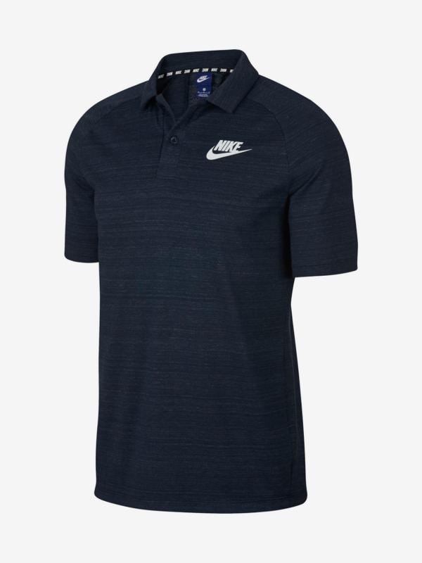 Tričko Nike M Nsw Av15 Polo Knit Modrá