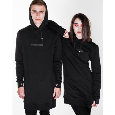 Mikina Marshal Apparel MA BOX PATCH HOODIE BLACK