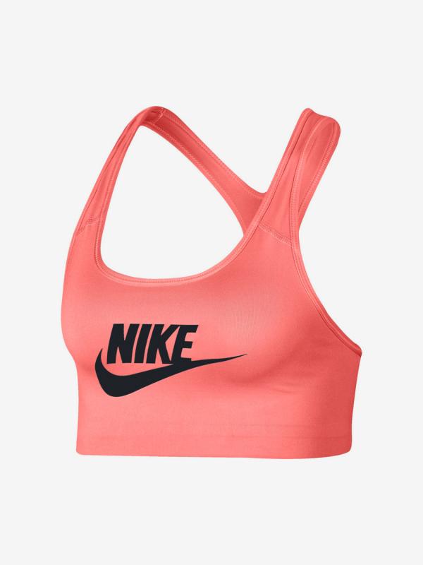 Podprsenka Nike Swoosh Futura Bra Růžová