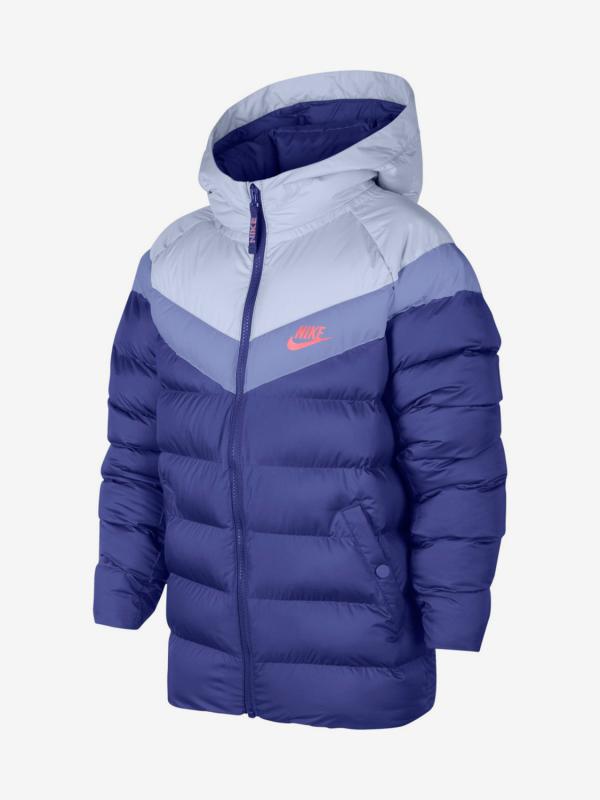 Bunda Nike B Nsw Jacket Filled Fialová