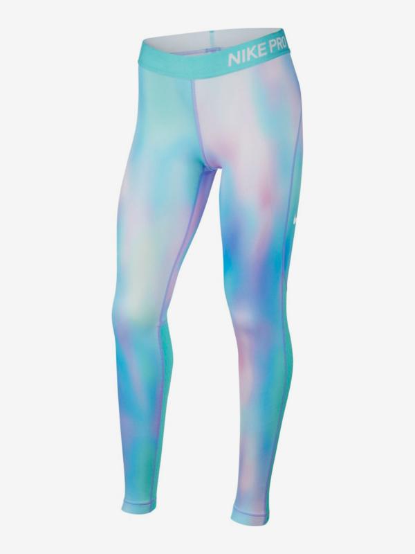 Legíny Nike Girl Np Wm Tight Aop2 Zelená