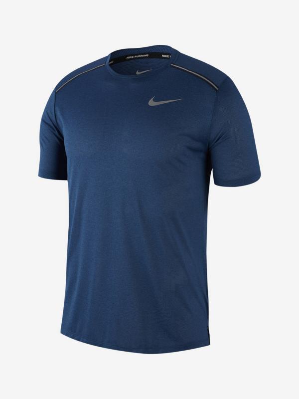 Tričko Nike M Dry Cool Miler Top Ss Modrá