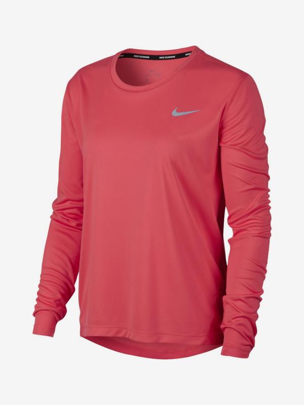 Tričko Nike W Miler Top Ls Růžová
