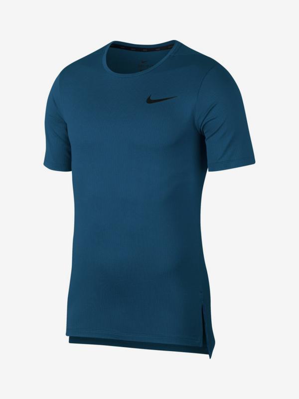 Tričko Nike M Dry Top Ss Slim Modrá