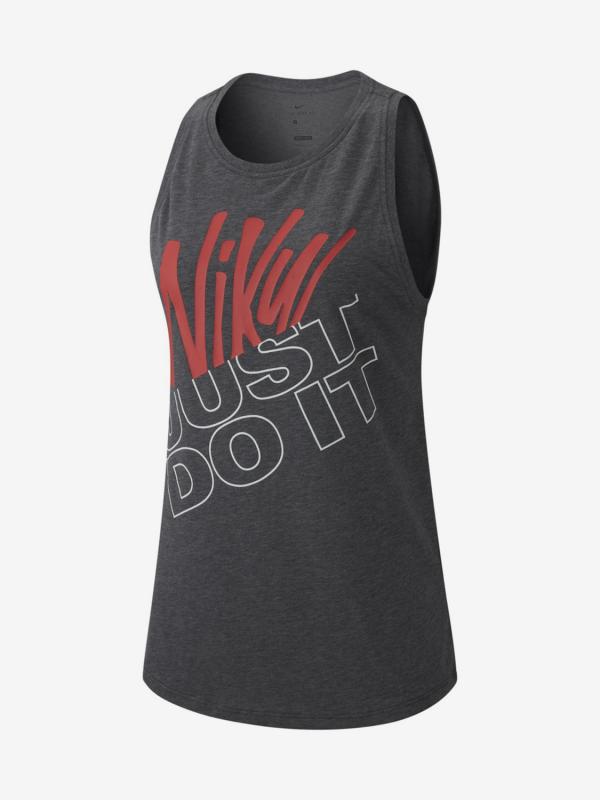 Tílko Nike W Dry Tank Dfc Tom Jdi Šedá