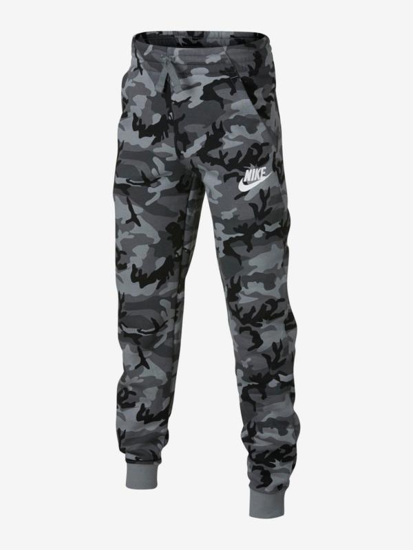 Tepláky Nike B Club Fleece Jogger Šedá
