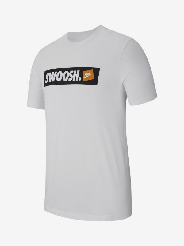 Tričko Nike M Tee Swoosh Bmpr Stkr Bílá