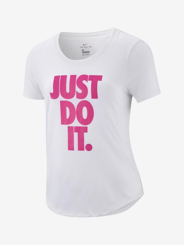 Tričko Nike G Dry Tee Leg Scoop Jdi Bílá