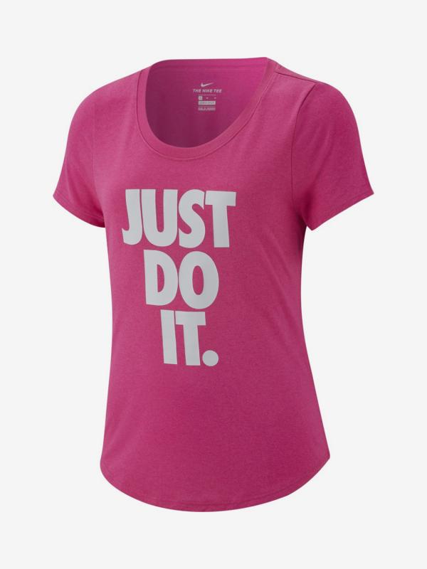 Tričko Nike G Dry Tee Leg Scoop Jdi Růžová