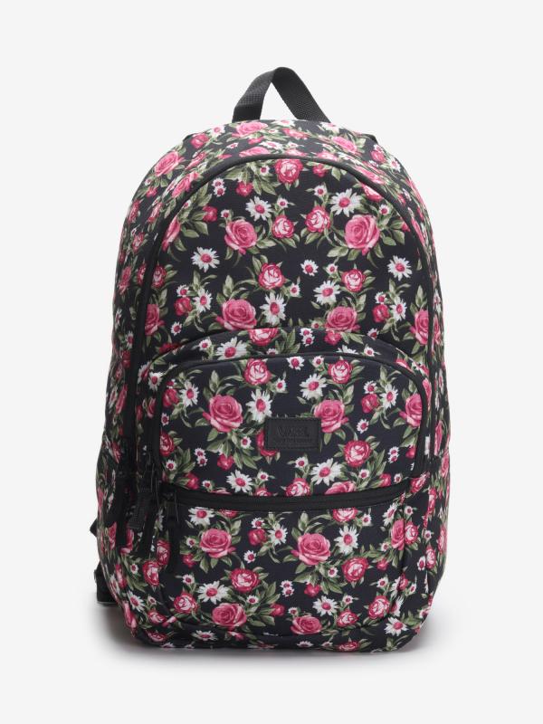 Batoh Vans Wm Motiveatee Backck Black Floral Barevná