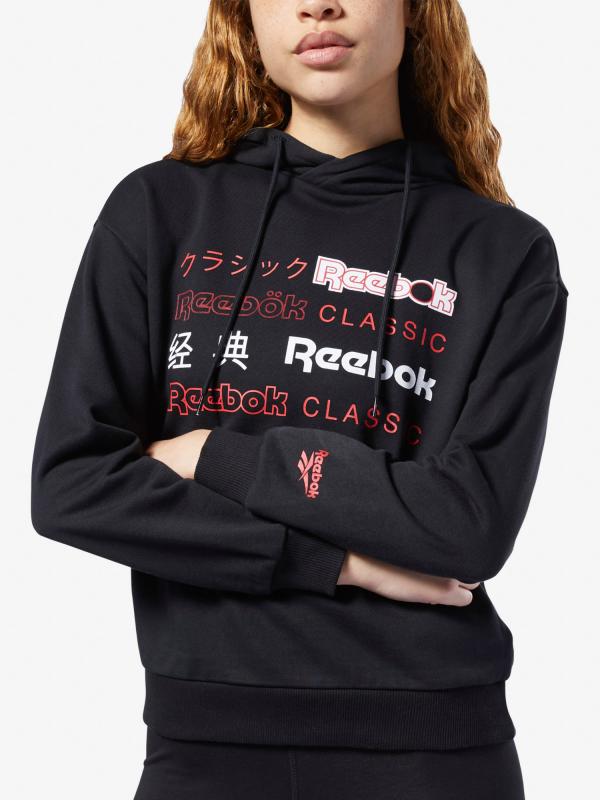 Mikina Reebok Classic CL GP HOODIE Černá