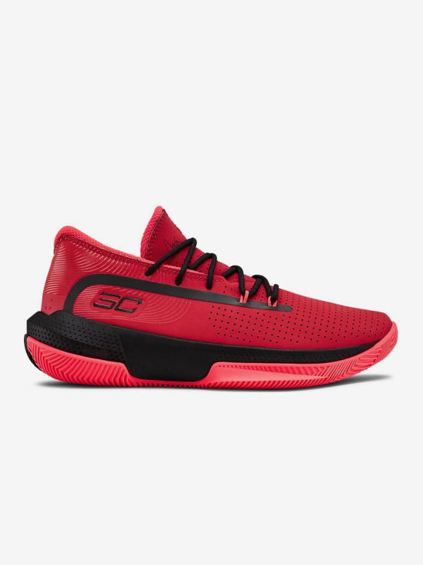 Boty Under Armour Gs Sc 3Zer0 Iii-Red Červená