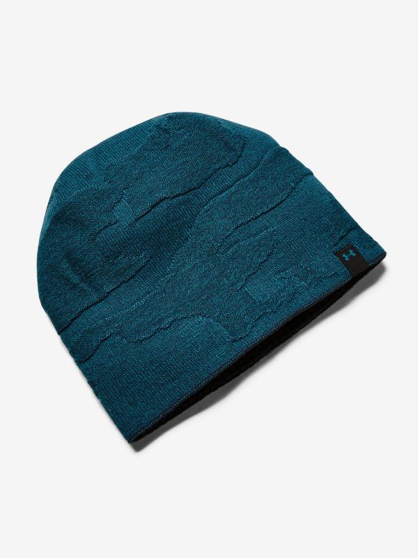 Čepice Under Armour Men'S Reversible Beanie-Grn Modrá
