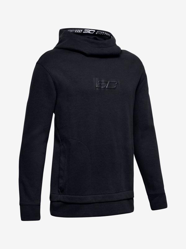 Mikina Under Armour Sc30 Lifestyle Warm Up Top-Blk Černá