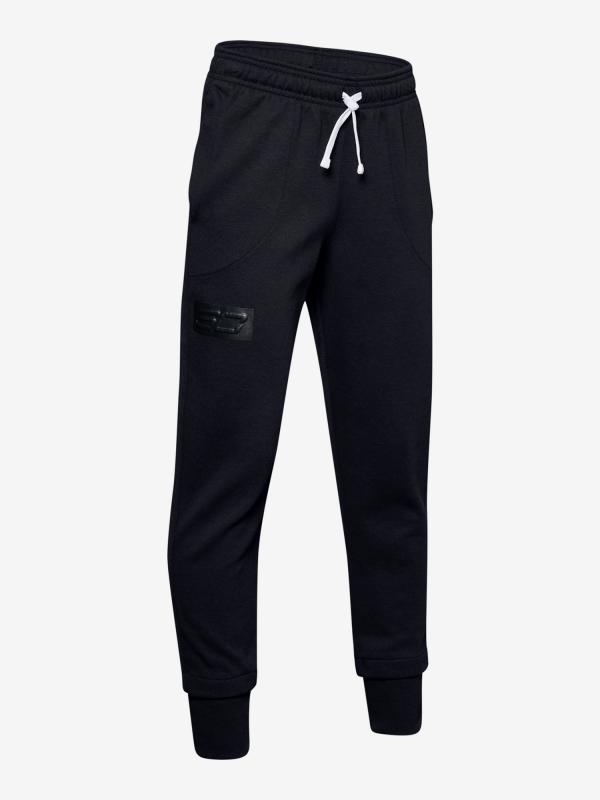 Tepláky Under Armour Sc30 Lifestyle Warm Up Bottom-Blk Černá
