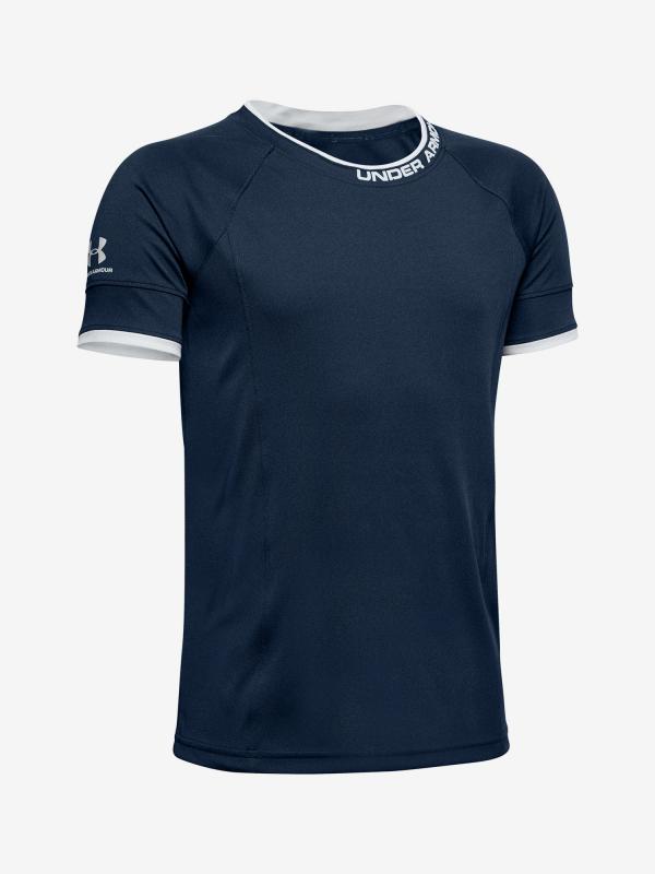 Tričko Under Armour Y Challenger Iii Trainingtop-Nvy Modrá