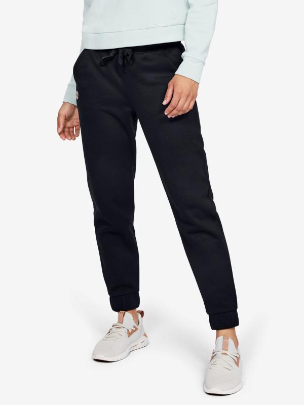Tepláky Under Armour Recovery Fleece Pants-Blk Černá