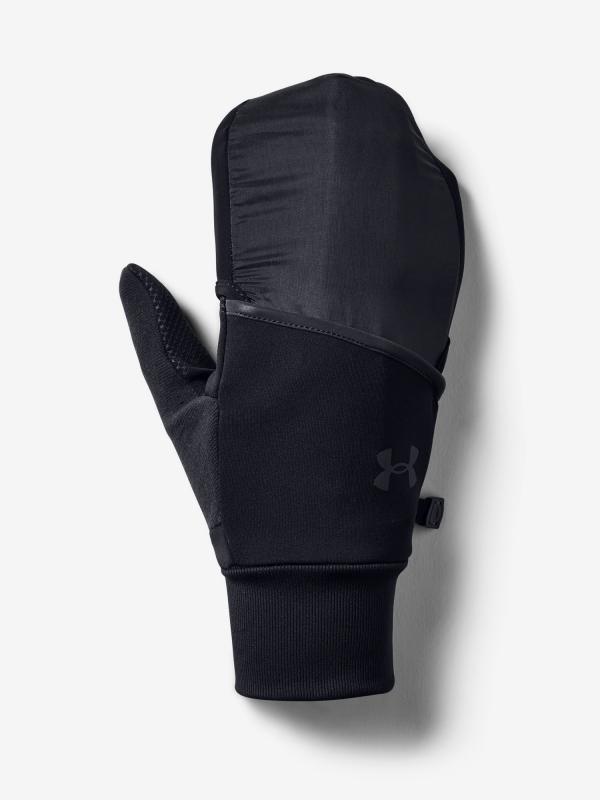 Rukavice Under Armour Men'S Convertible Run Glove-Blk Černá