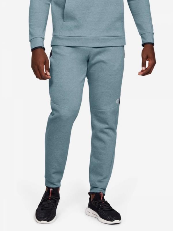 Tepláky Under Armour Athlete Recovery Fleece Pant-Gry Modrá
